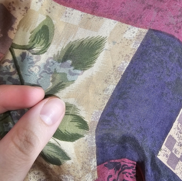 Vintage Stunt Sports Silk Floral Print Light Jacket - Picture 4 of 6